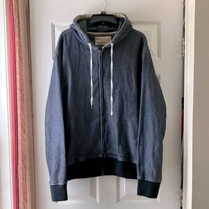 Nifty Genius Men’s Hooded Sweatshirt Blue Size XL